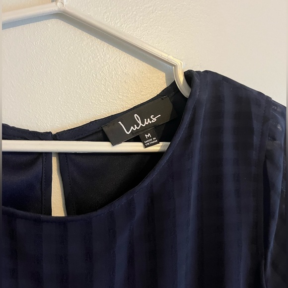 Navy shortie dress - Picture 2 of 4